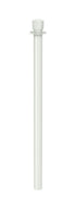 Removable Post and Rope Stanchion | Lavi - LW - Lavi White - NO - No Base · Single line