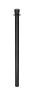 Removable Post and Rope Stanchion | Lavi - WB - Wrinkle Black - NO - No Base · Single line