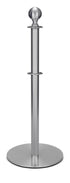 Portable Post and Rope Stanchion | Lavi - SA - Satin Stainless - 14.5" Slim · Double-line (ADA)