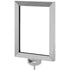 Classic post sign frame 8.5 x 11 in satin stainless steel