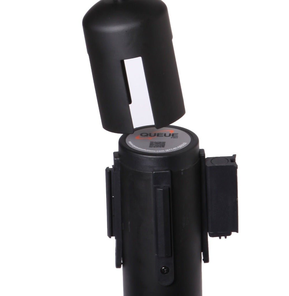 Barriers Stanchions Sign Bracket for 1/4" Acrylic Signs - The Crowd Controller