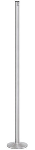 Beltrac Partition Post with Sloped Base | No Belt - The Crowd Controller