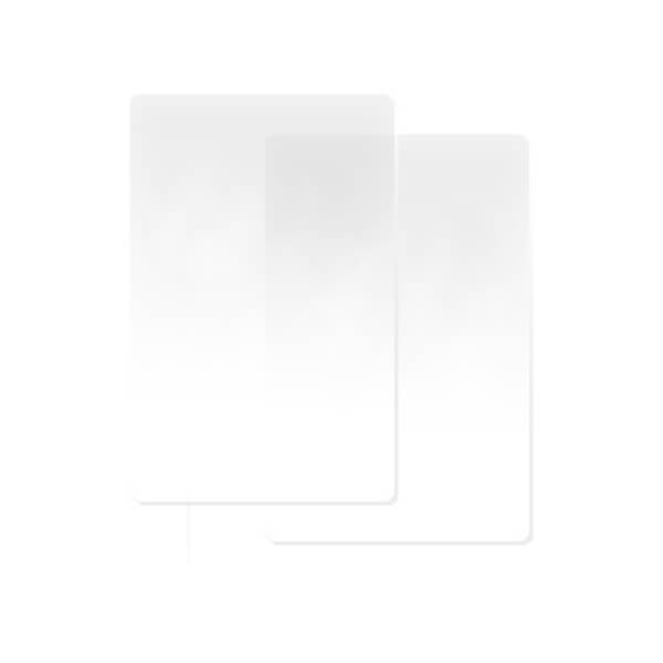 Clear acrylic insert 2-pack for stanchion sign frames - The Crowd Controller
