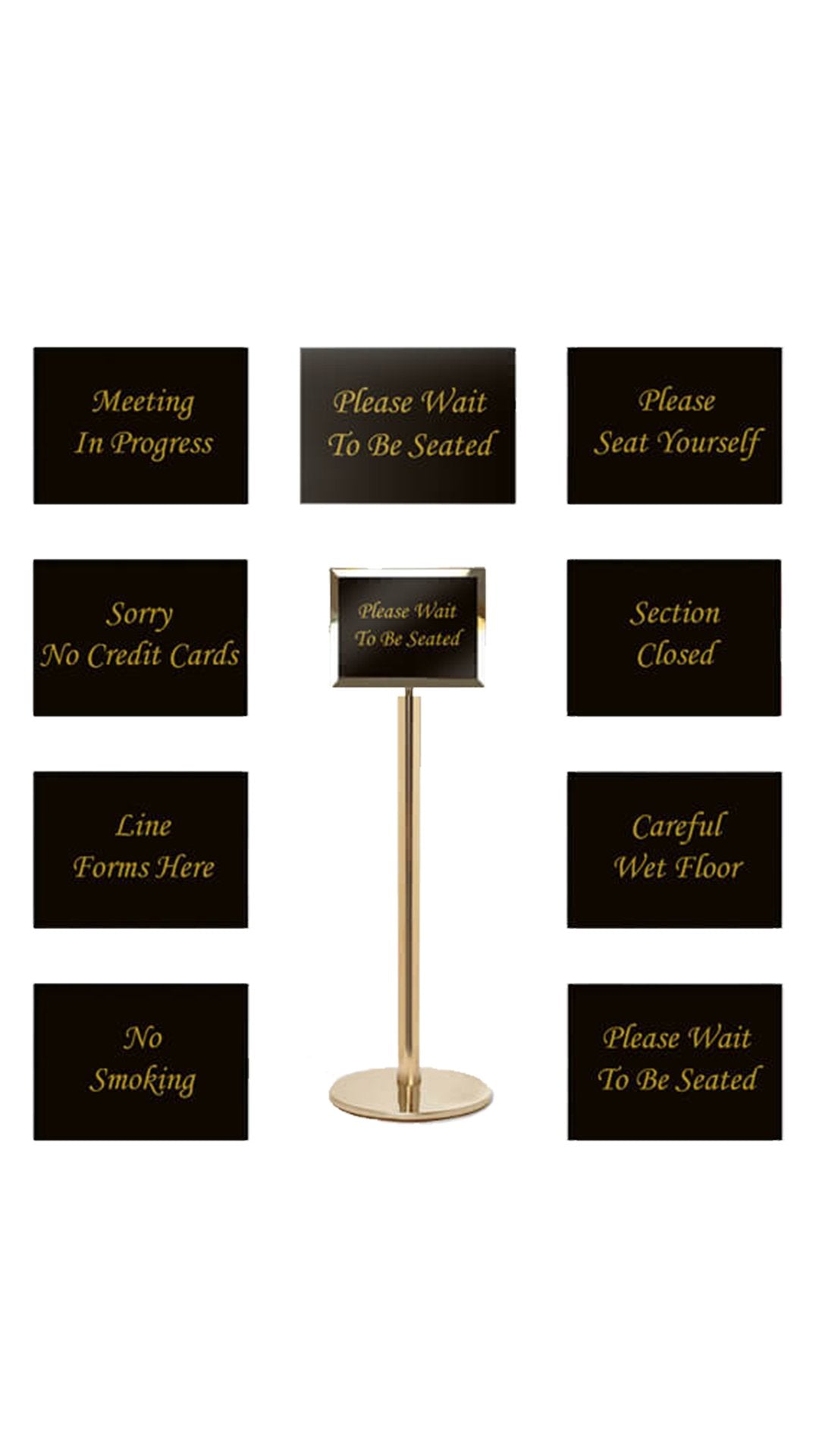 Crowd Control Hostess Sign Stand - The Crowd Controller