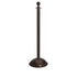 Elegance Ball Top Dome Base Stanchion - Statuary Bronze