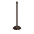 Elegance Crown Top Dome Base Stanchion - Statuary Bronze