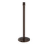 Elegance Crown Top Profile Base Stanchion - Statuary Bronze