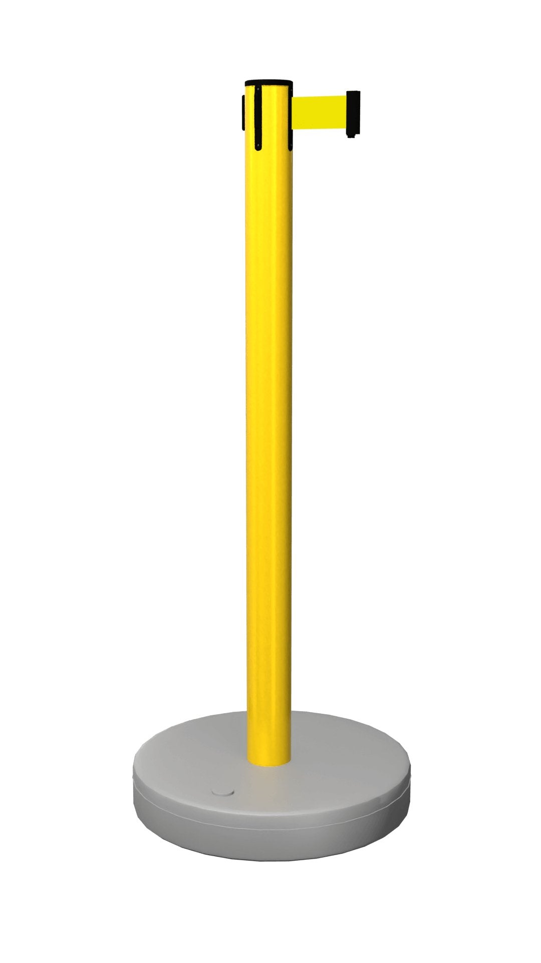 GuardMaster 250 Outdoor 8.5FT Retractable Stanchion with Fillable Base - The Crowd Controller