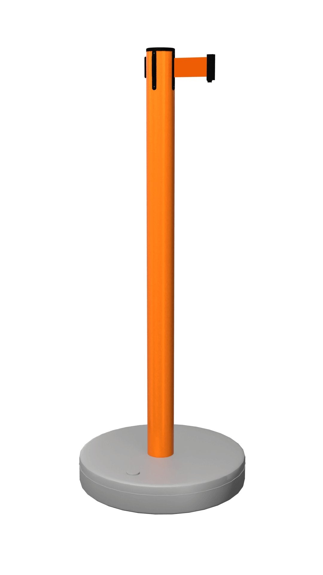 GuardMaster 250 Outdoor 8.5FT Retractable Stanchion with Fillable Base - The Crowd Controller
