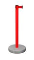 GuardMaster 250 Outdoor 8.5FT Retractable Stanchion with Fillable Base - The Crowd Controller