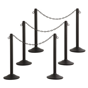 6-Pack ChainBoss Plastic Chain Stanchions
