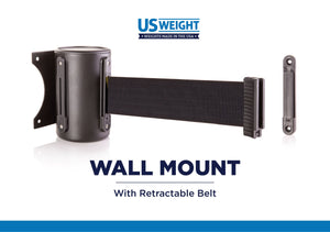 US Weight 4 FT Parking Sign Post and Base Kit
