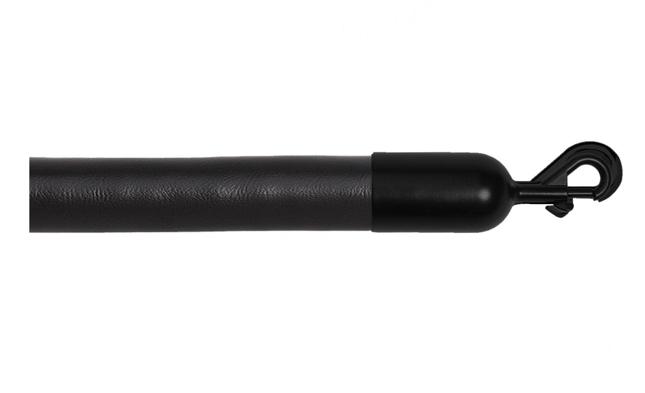 Crowd Control Barrier Stanchions Naugahyde Rope 1.5" Diameter Slide-Snap Ends