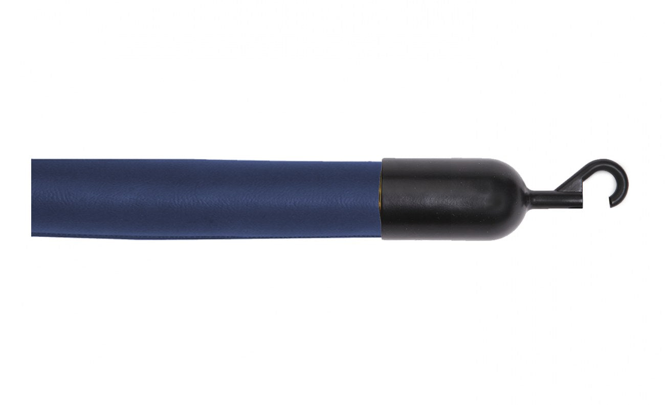 Crowd Control Barrier Stanchions Naugahyde Rope 1.5" Diameter Slide-Snap Ends