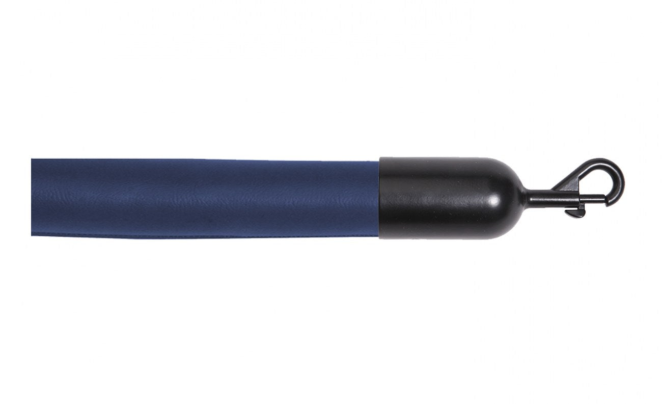 Crowd Control Barrier Stanchions Naugahyde Rope 1.5" Diameter Slide-Snap Ends