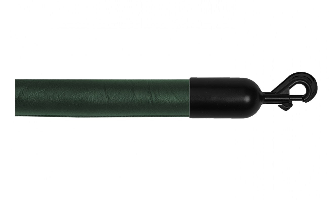 Crowd Control Barrier Stanchions Naugahyde Rope 1.5" Diameter Slide-Snap Ends