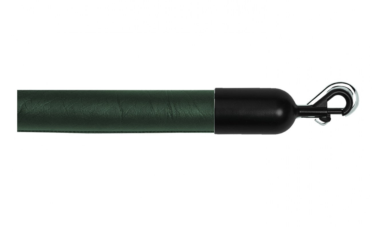 Crowd Control Barrier Stanchions Naugahyde Rope 1.5" Diameter Slide-Snap Ends