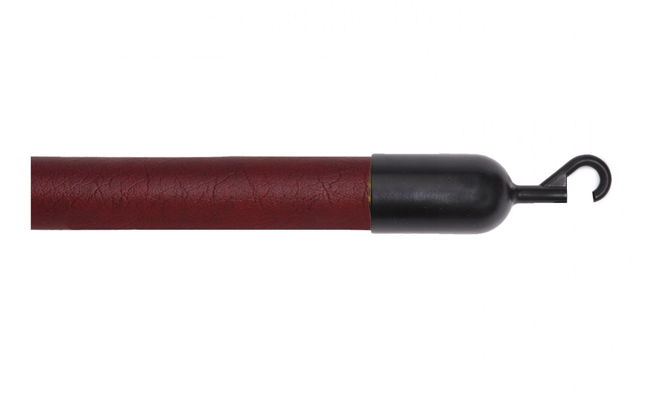 Crowd Control Barrier Stanchions Naugahyde Rope 1.5" Diameter Slide-Snap Ends