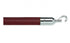 Crowd Control Barrier Stanchions Naugahyde Rope 1.5" Diameter Slide-Snap Ends