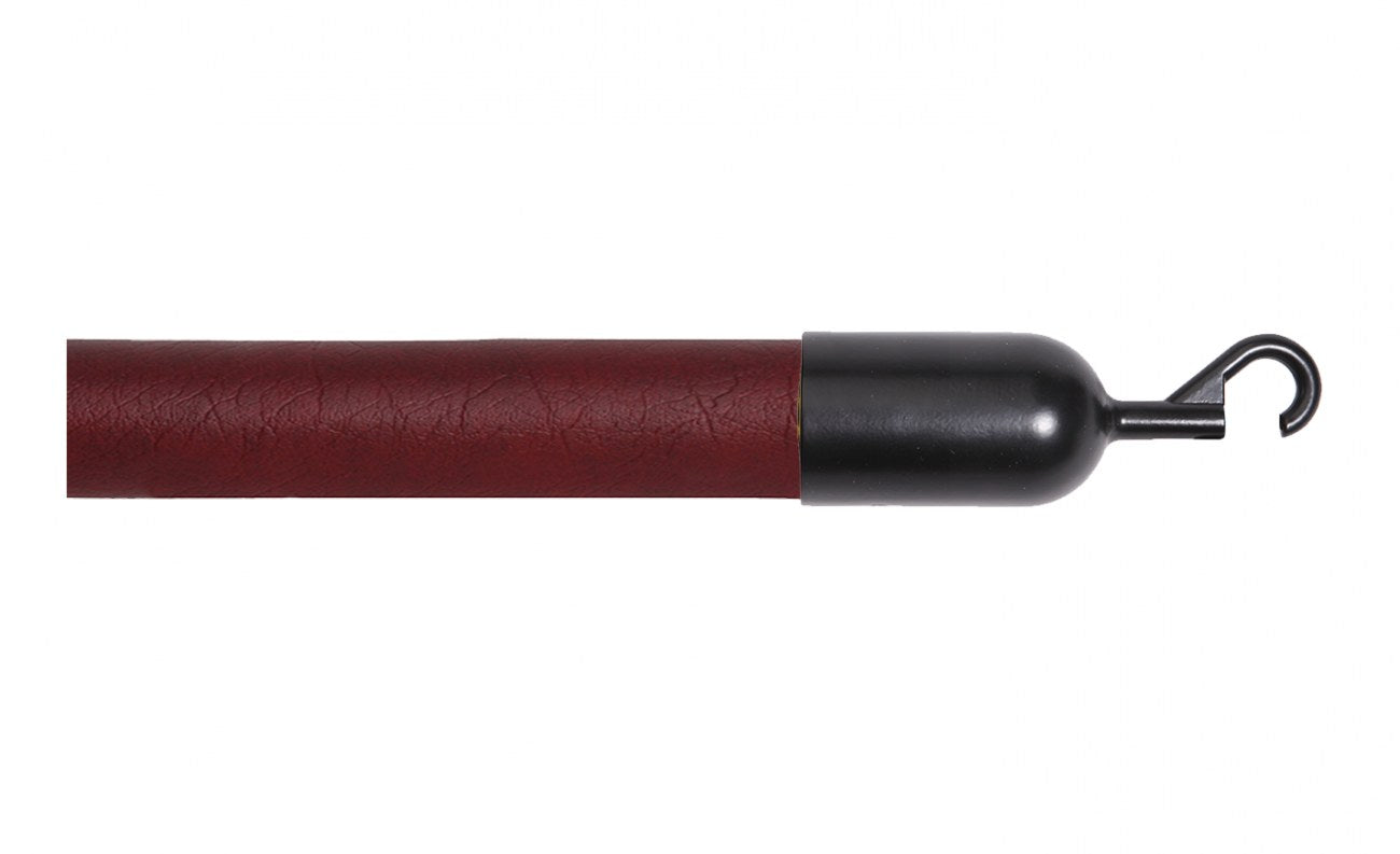 Crowd Control Barrier Stanchions Naugahyde Rope 1.5" Diameter Slide-Snap Ends