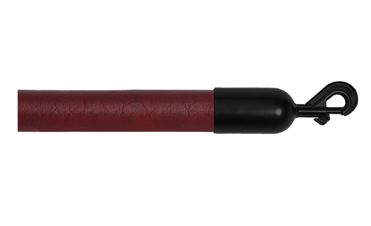 Crowd Control Barrier Stanchions Naugahyde Rope 1.5" Diameter Slide-Snap Ends