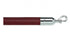 Crowd Control Barrier Stanchions Naugahyde Rope 1.5" Diameter Slide-Snap Ends
