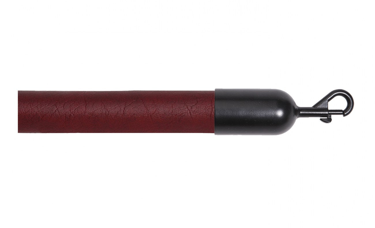 Crowd Control Barrier Stanchions Naugahyde Rope 1.5" Diameter Slide-Snap Ends