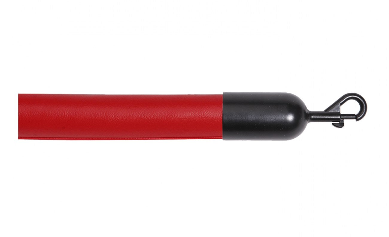 Crowd Control Barrier Stanchions Naugahyde Rope 1.5" Diameter Slide-Snap Ends