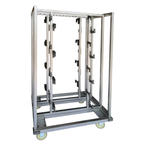 US Weight Stanchion Cart - Holds 16 Stanchions