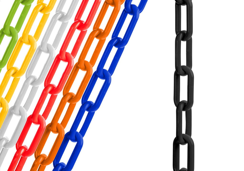 US Weight 2 Inch Plastic Safety Barrier Chain