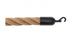 Twisted Polypropylene Rope for Crowd Control Barrier Stanchions  1.5" Diameter Slide-Snap Ends