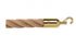 Twisted Polypropylene Rope for Crowd Control Barrier Stanchions  1.5" Diameter Slide-Snap Ends