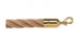 Twisted Polypropylene Rope for Crowd Control Barrier Stanchions  1.5" Diameter Slide-Snap Ends