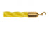 Twisted Polypropylene Rope for Crowd Control Barrier Stanchions  1.5" Diameter Slide-Snap Ends