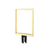 Designer Series 11 x 14 sign frame in polished brass