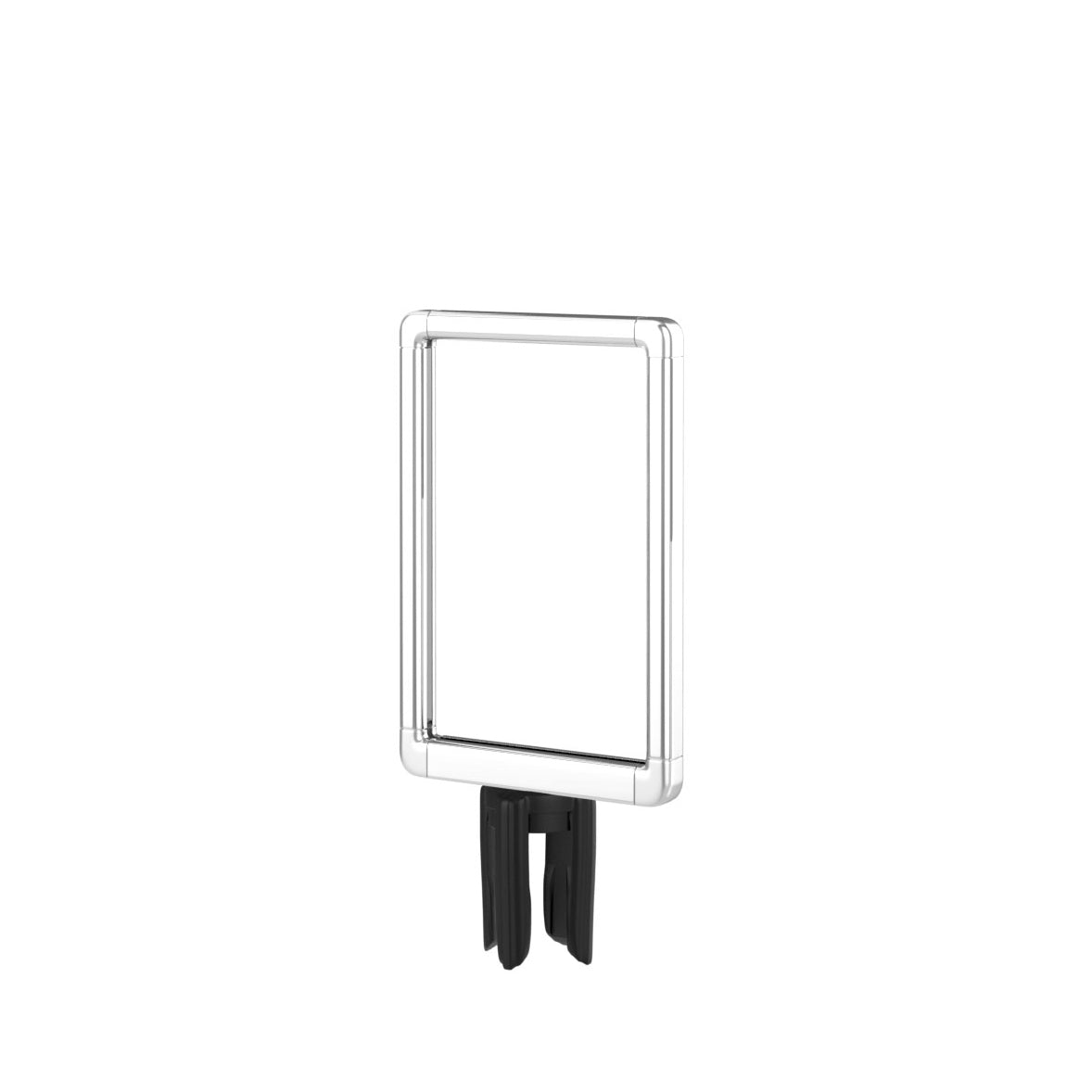 Designer Series 7 x 11 sign frame in polished chrome
