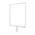 Designer Series slide-in sign frame, 22 x 28 polished chrome