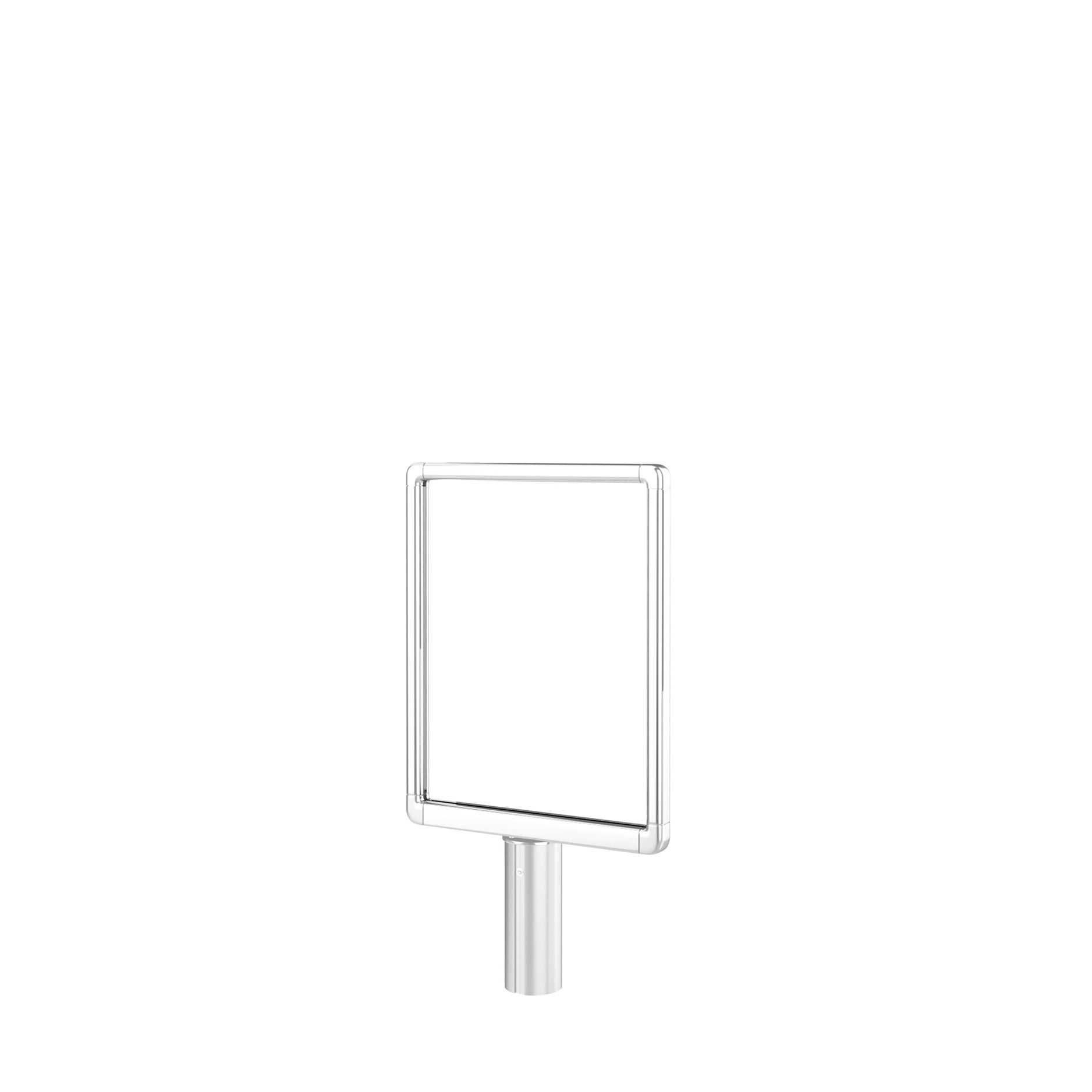 Designer Series slide-in sign frame, 11 x 14 polished chrome