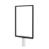 Designer Series slide-in sign frame, 14 x 22 smooth black