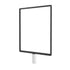 Designer Series slide-in sign frame, 22 x 28 smooth black