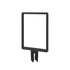Designer Series 11 x 14 sign frame in smooth black