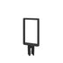 Designer Series 7 x 11 sign frame in smooth black