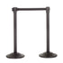2-Pack Sentry Plastic Stanchions Barriers with Retractable Belt