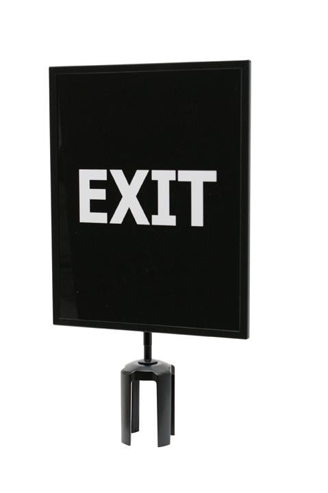 Queueway sign frame 11 x 14 EXIT