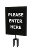 Queueway sign frame 11 x 14 Please Enter Here