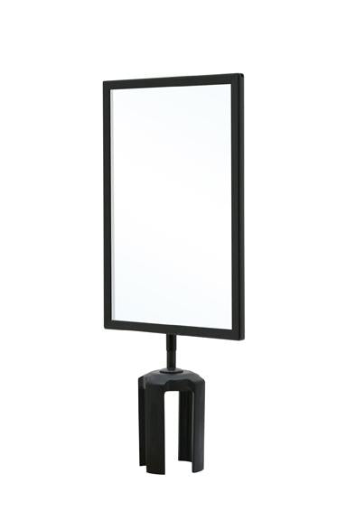 Queueway sign frame 7 x 11 blank