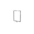 Rope Stanchion Sign Frame – Vertical, Polished Stainless finish