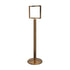 Sign Stand 11" x 14" in Polished Brass finish