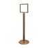 Sign Stand 11" x 14" in Satin Brass finish