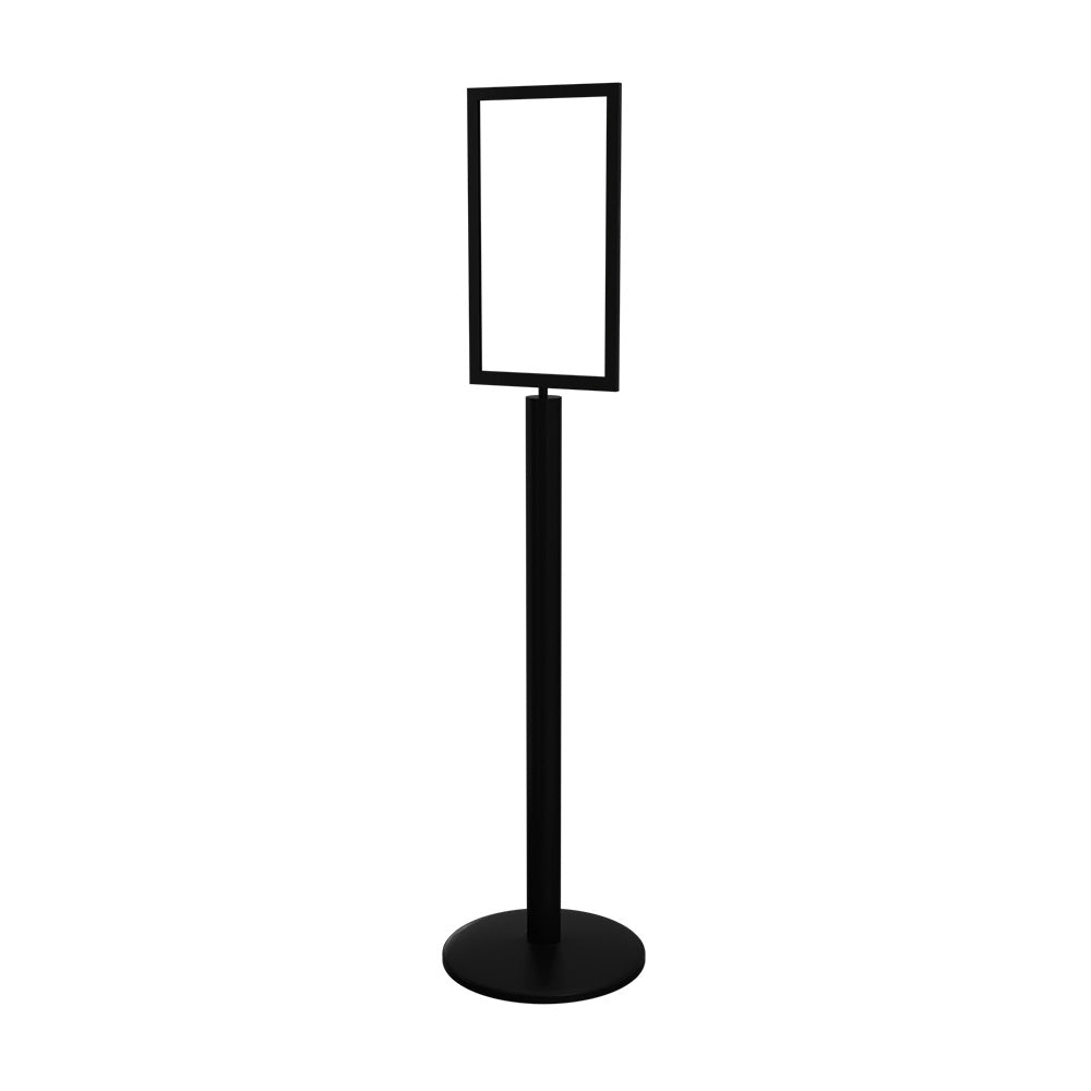 Sign Stand 14" x 22" in Black finish